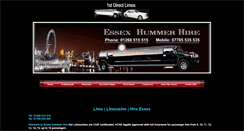 Desktop Screenshot of essexhummerhire.co.uk